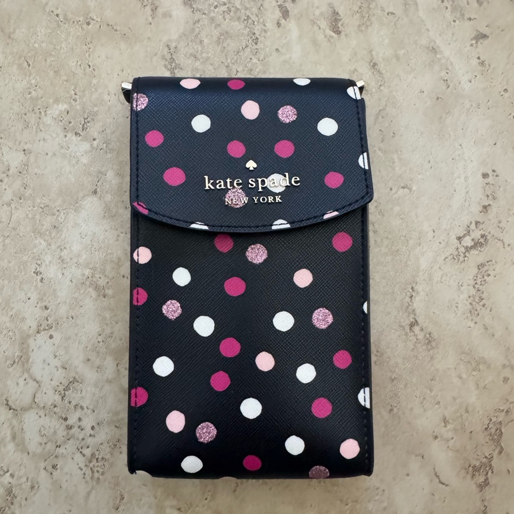 Kate Spade Multicolor Polka Dot Phone Crossbody Bag